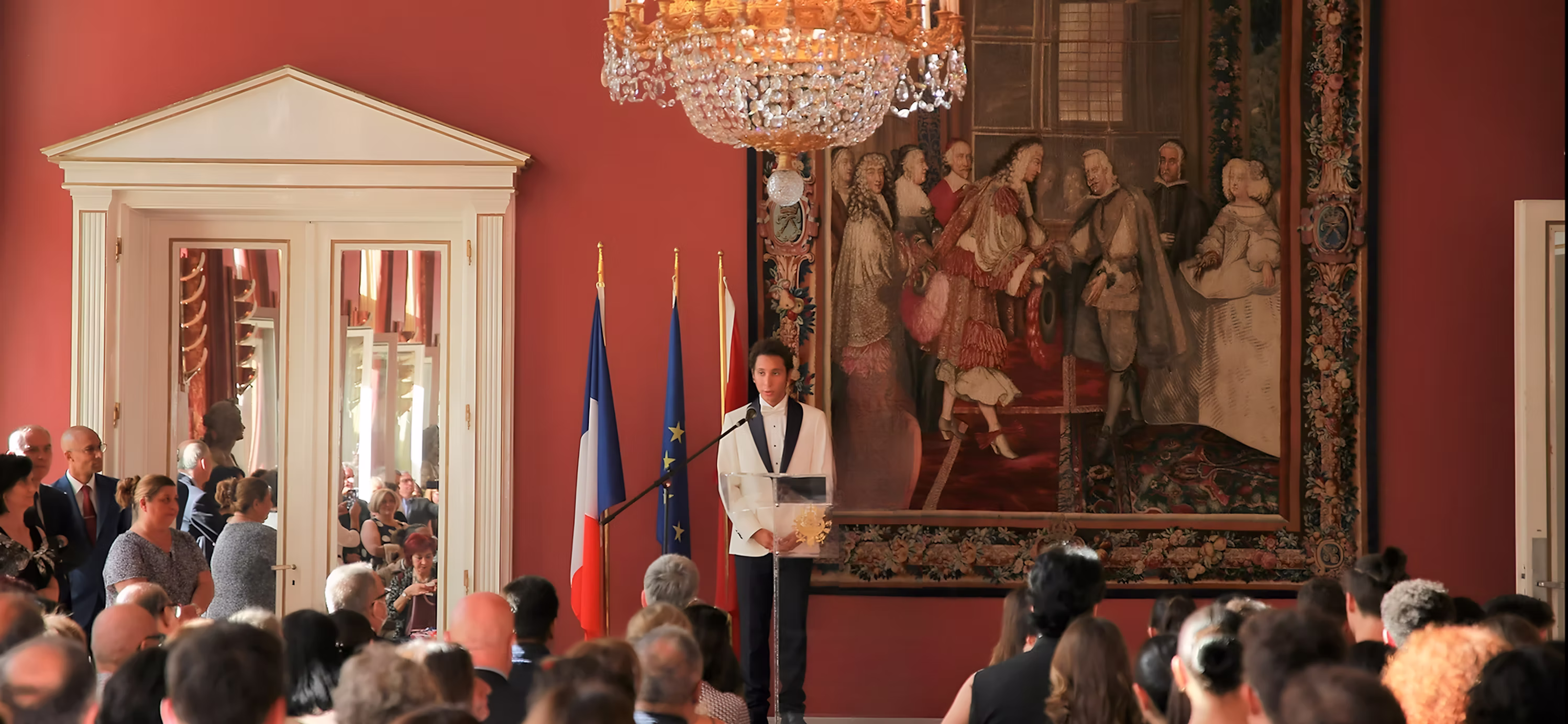 Can Koçak Speaking at an Event